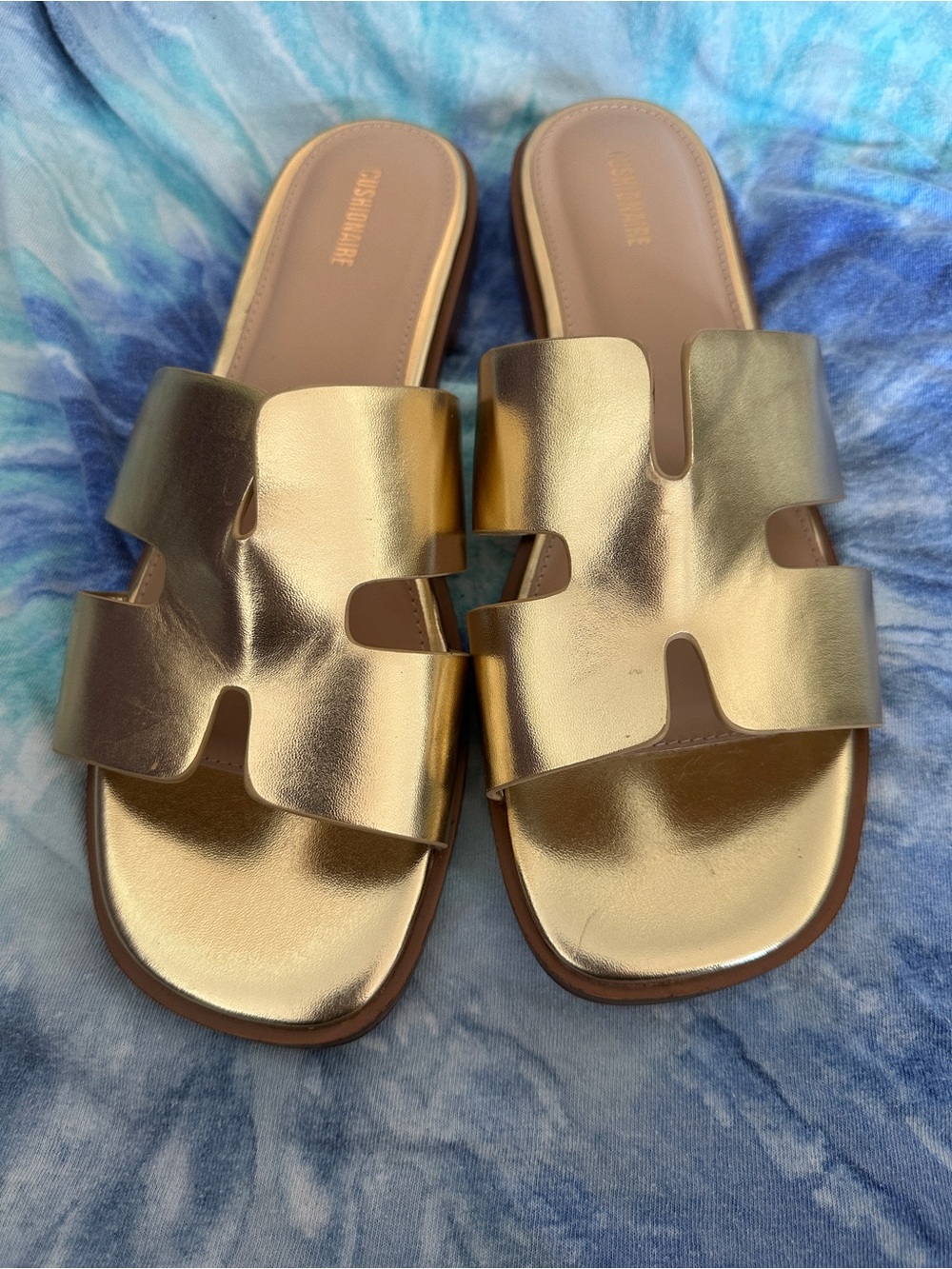 Metallic Gold Sandals